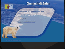Tablet Screenshot of chesterfieldinlet.net